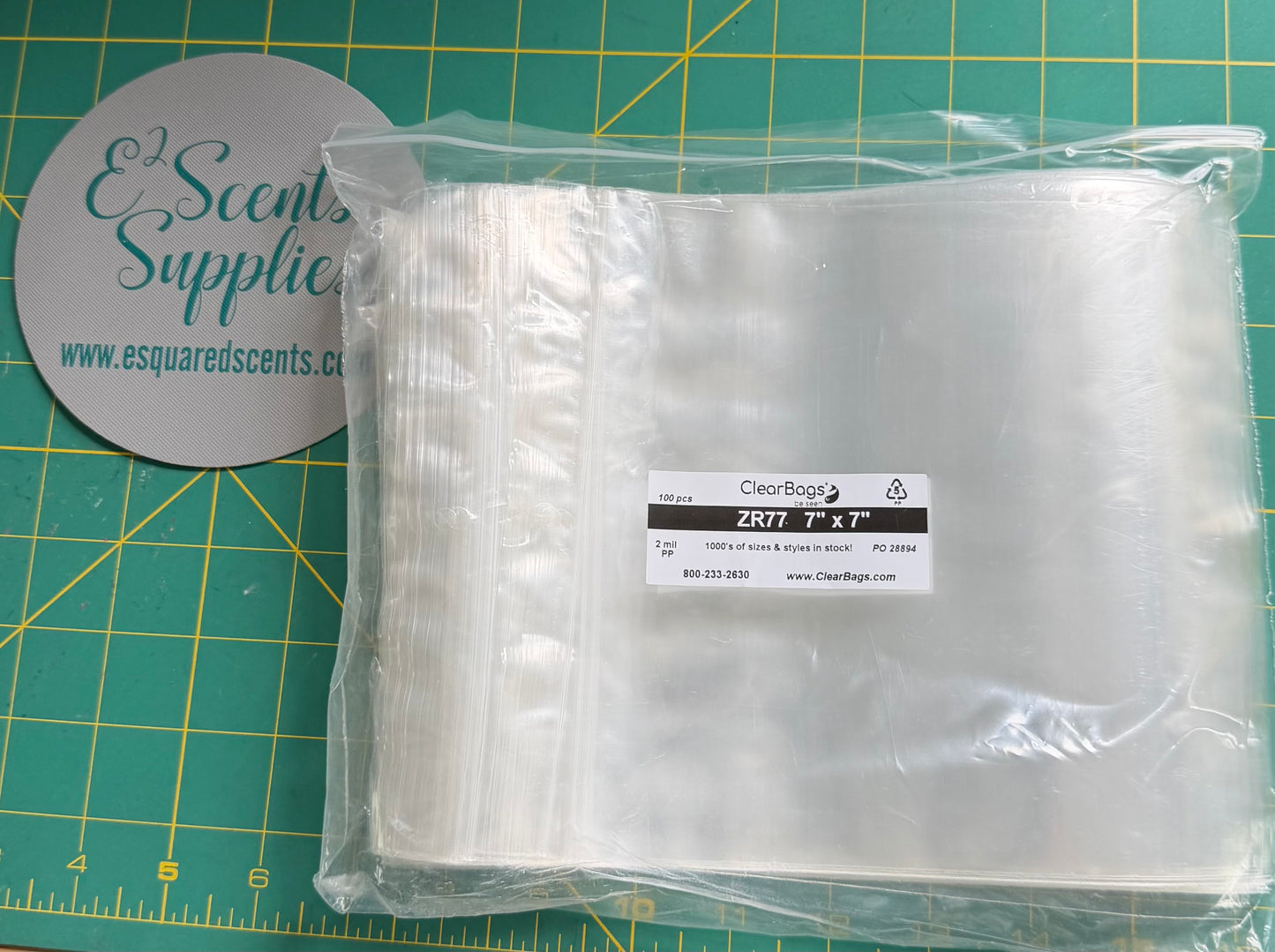 Polypropylene Scent Proof Bag - 7x7