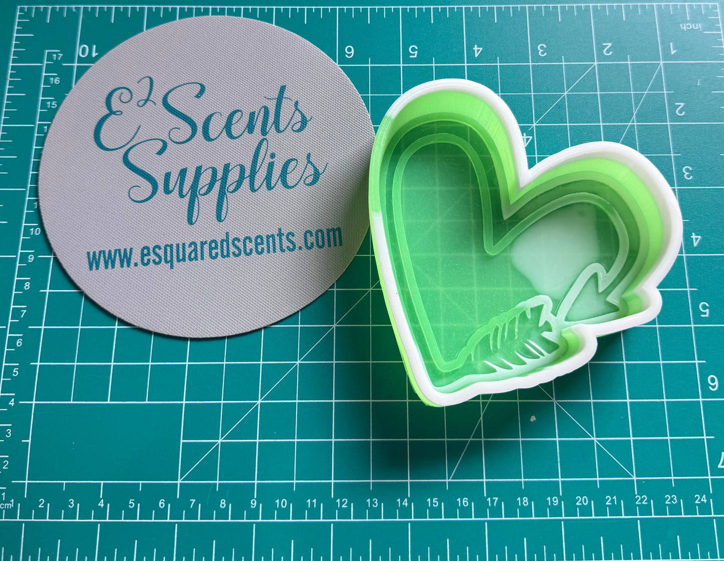 Feathered Heart Mold