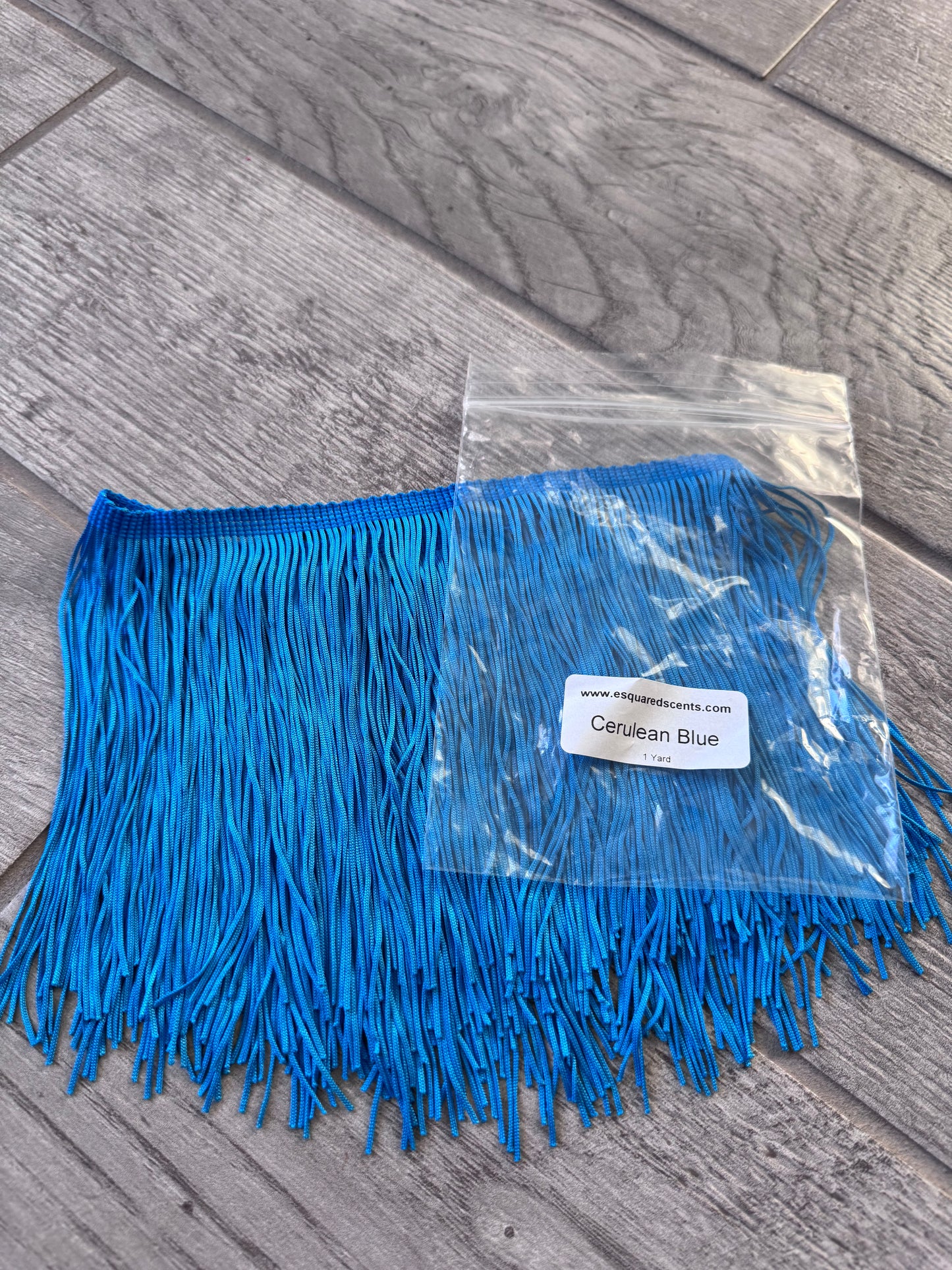 Cerulean Blue Fringe