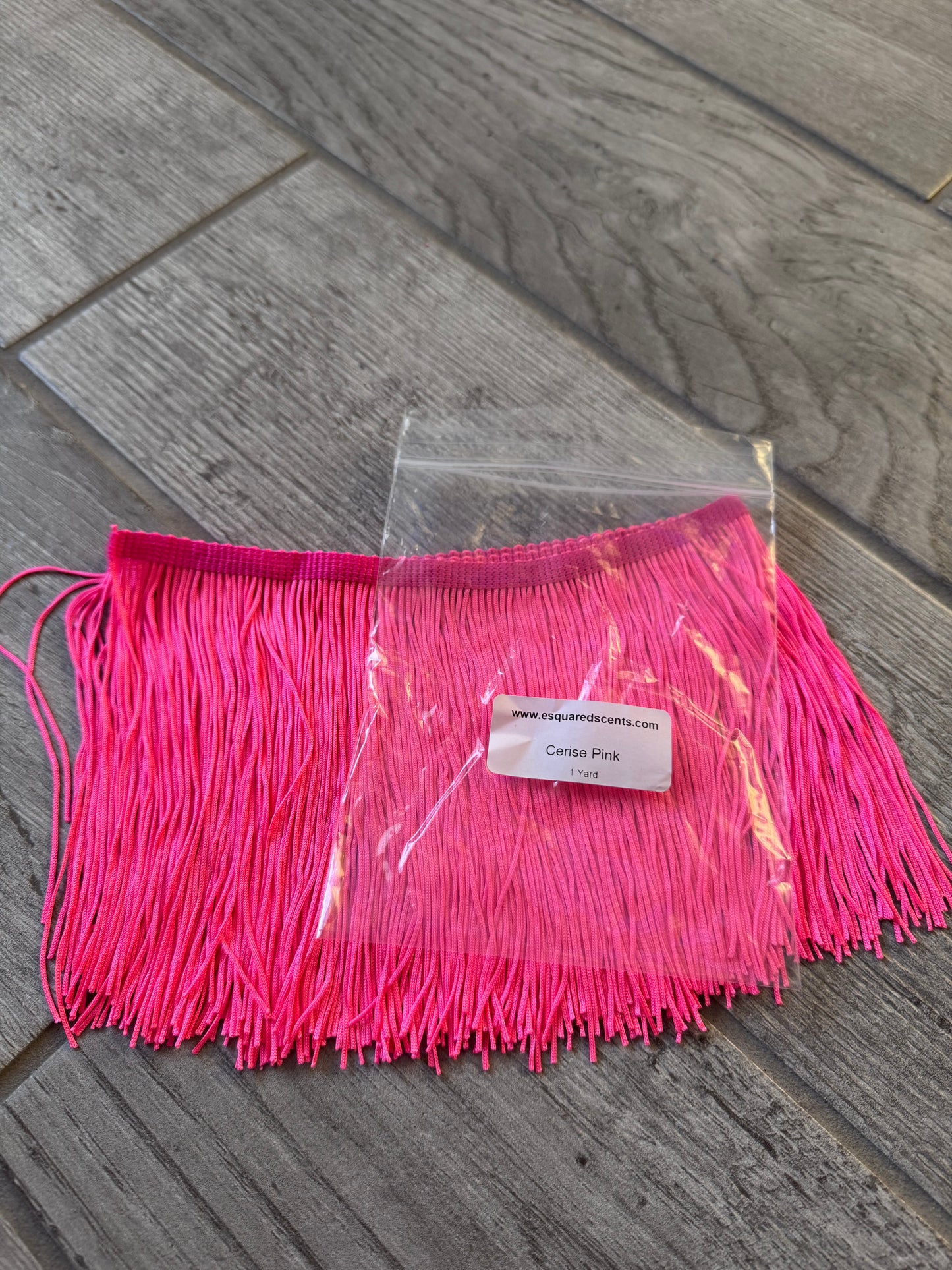 Cerise Pink Fringe