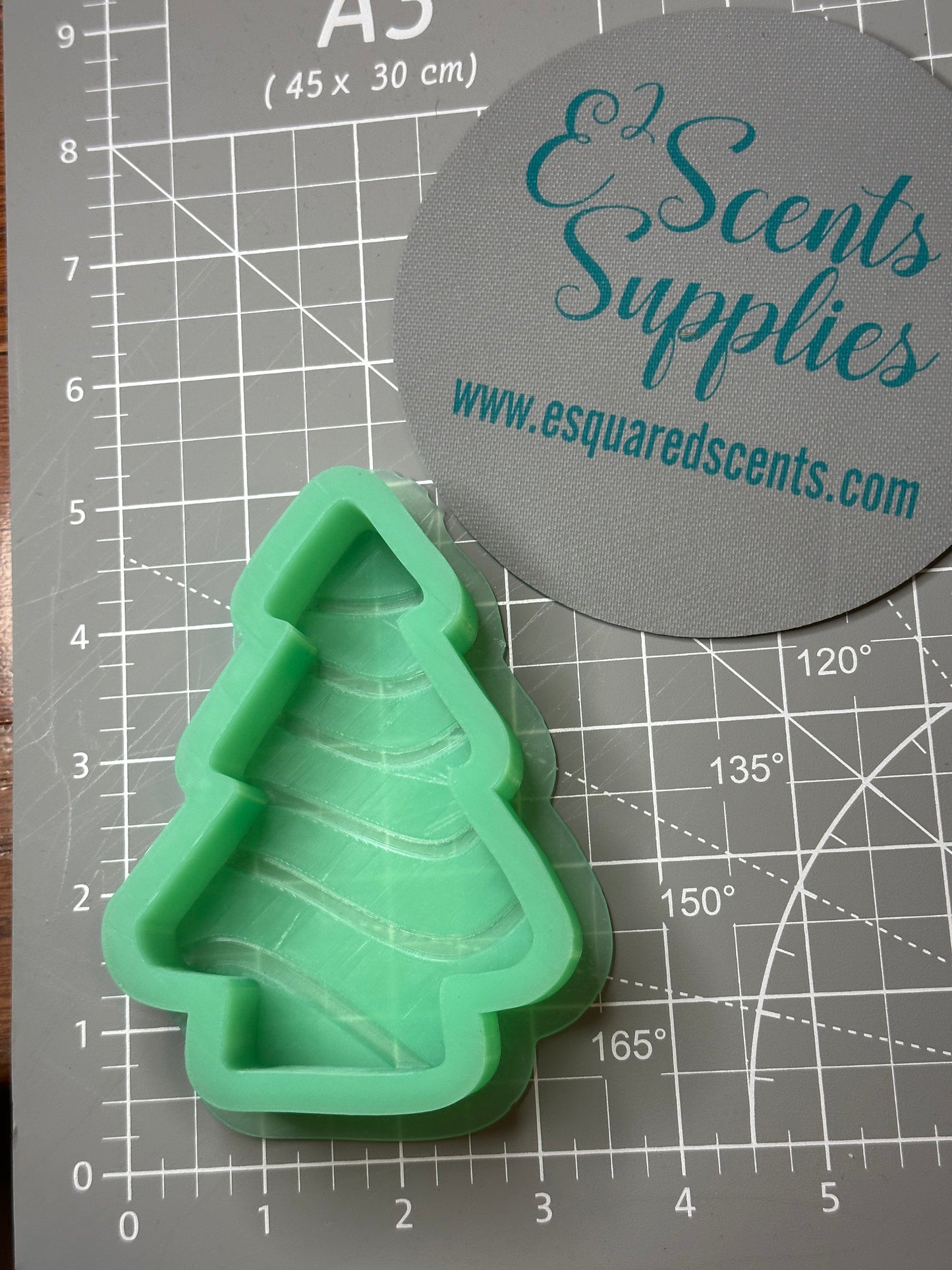 Snack Cake Tree Silicone Mold 4” H x 2.7” W x 1" D