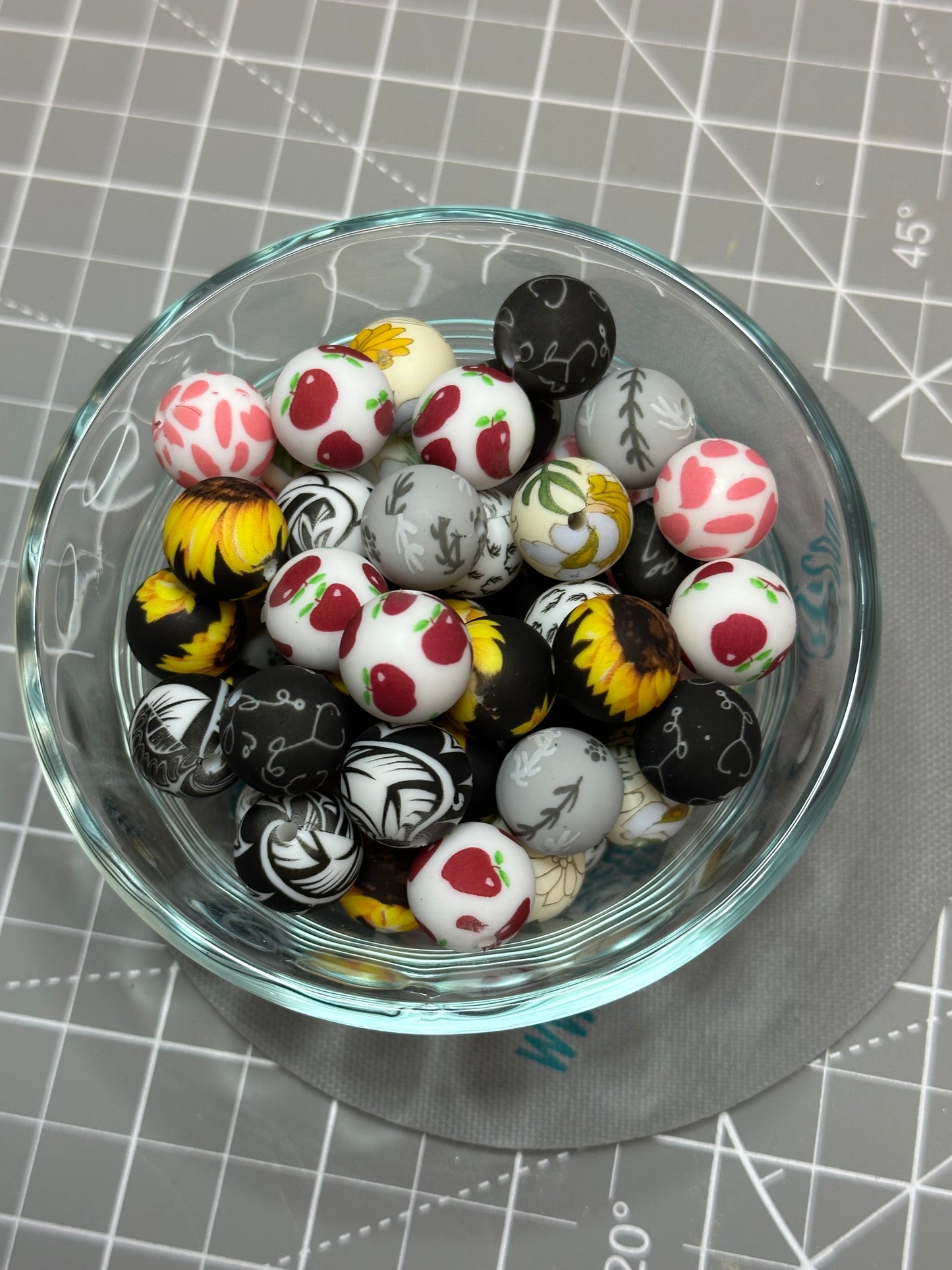 Silicone Round Sunflower Apples