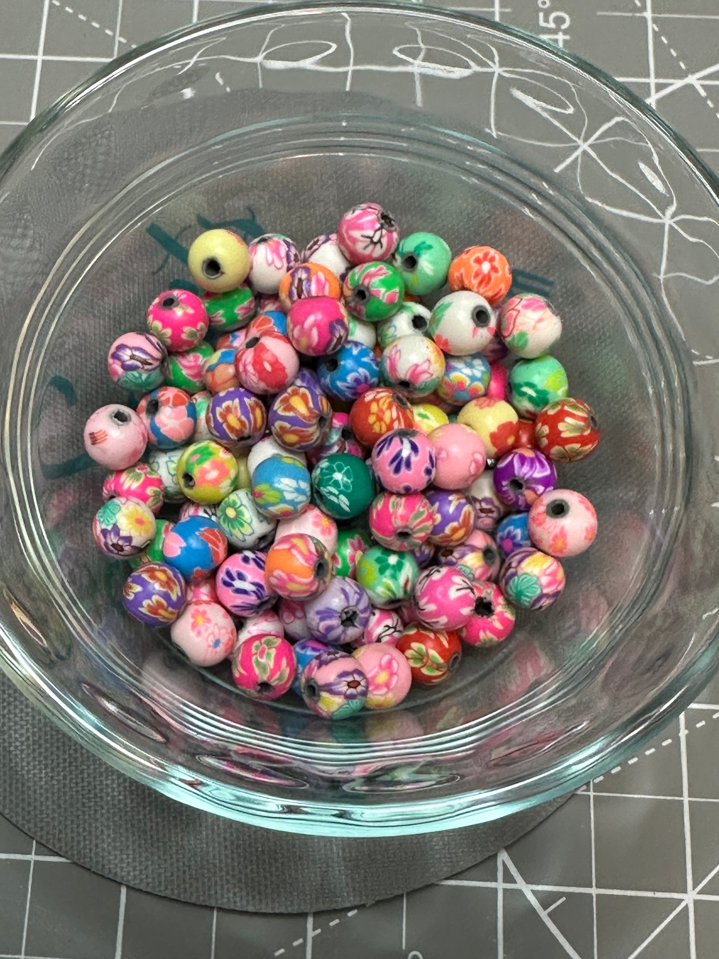 Small Round Fiesta Decorative Beads