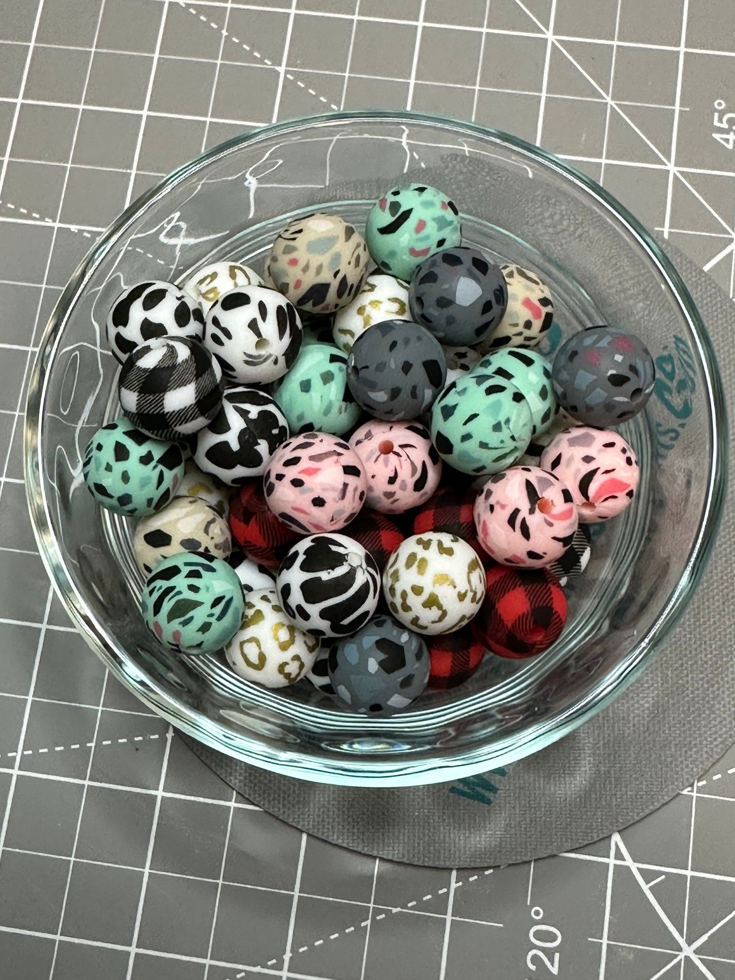 Silicone Round Decorative Beads