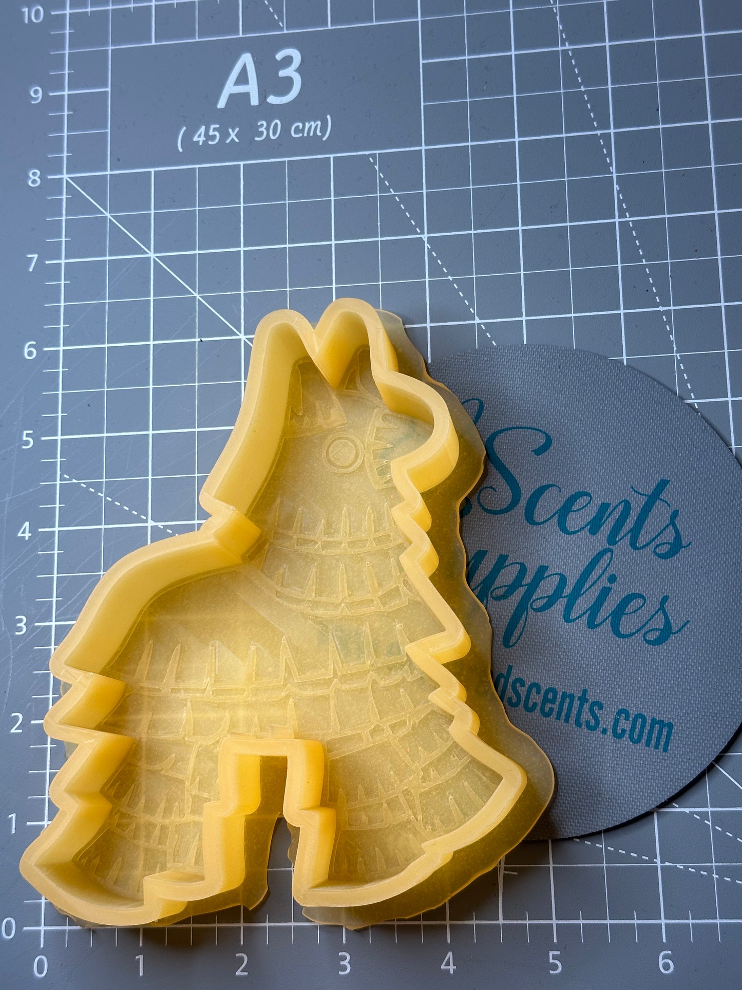 Piñata Llama Silicone Mold 5.5” T x 4.5” W x 1” D