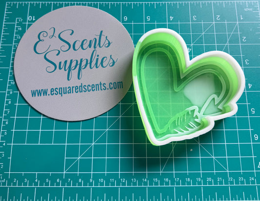 Feathered Heart Mold
