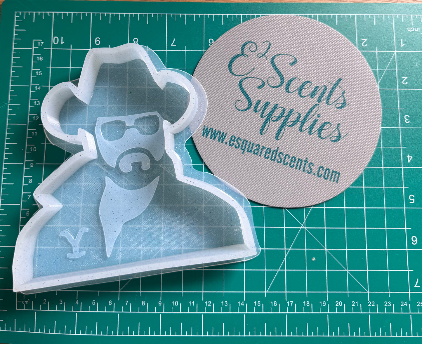 Cowboy Silicone Mold 5"x5" 1" deep.