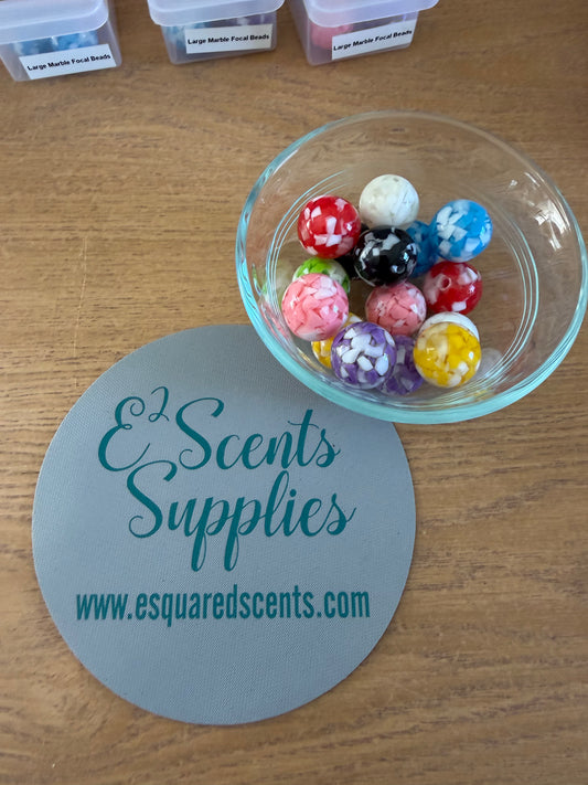 Large Marble Focal Beads