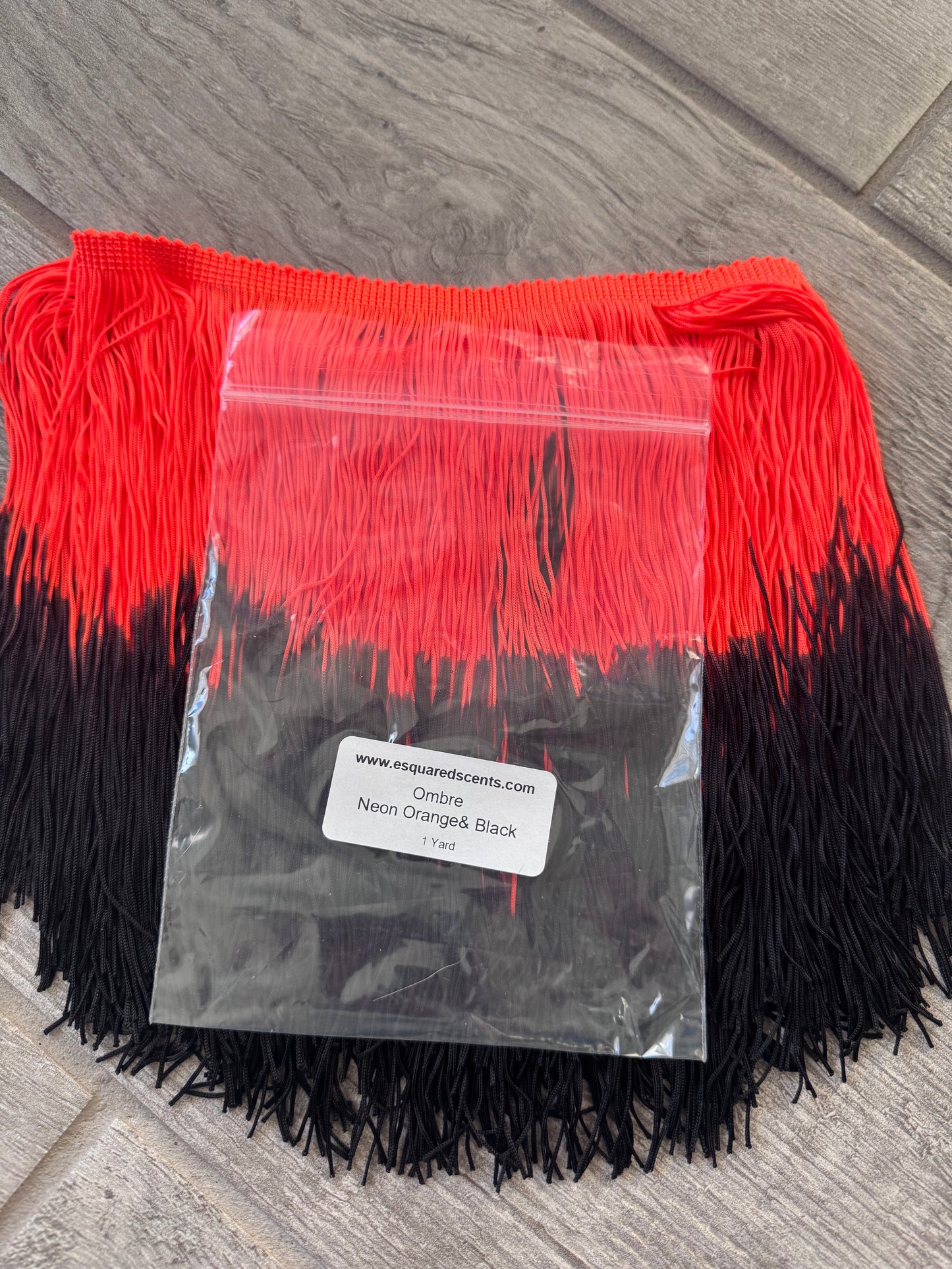 Ombre Neon Orange & Black