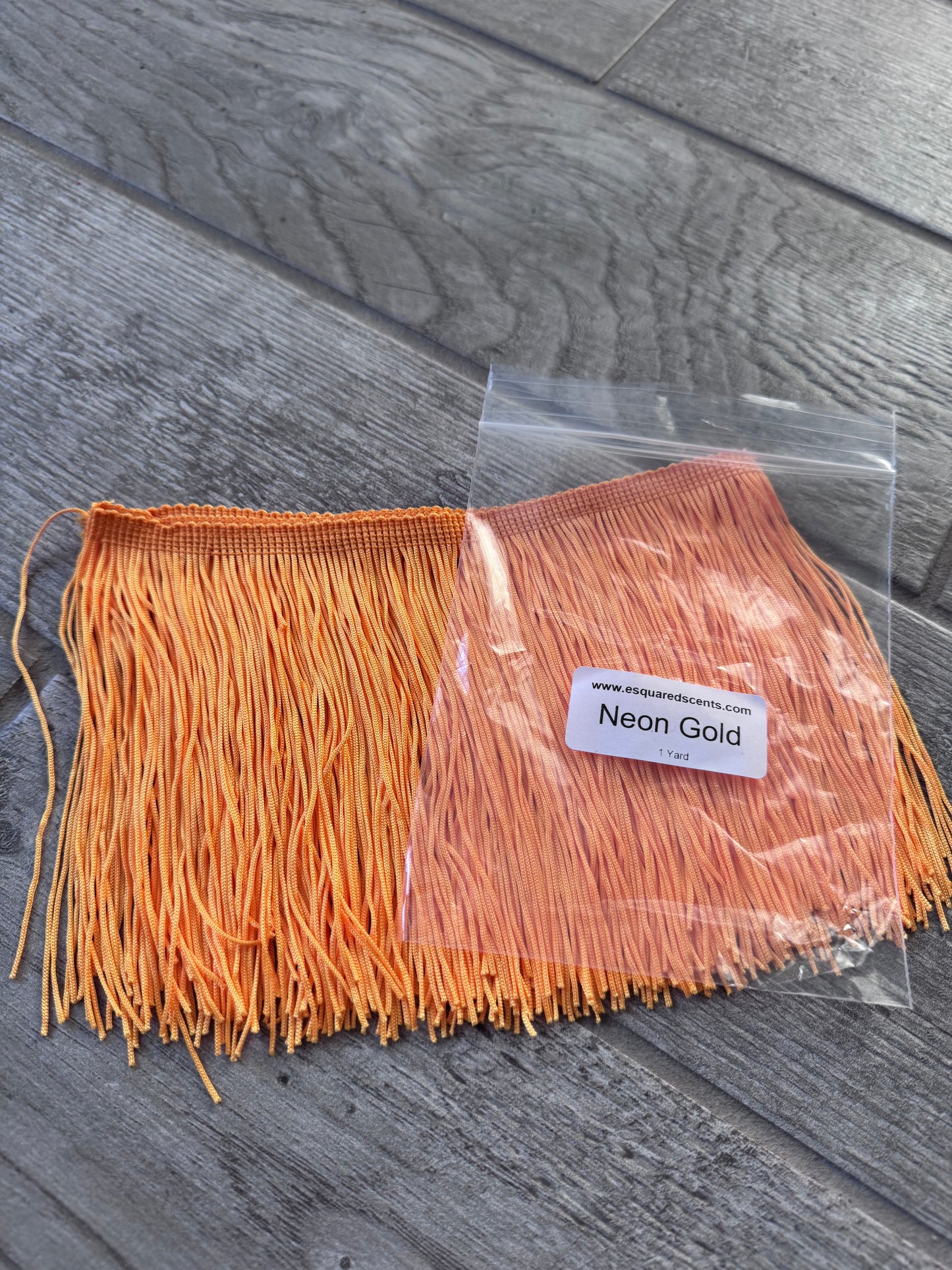 Neon Gold Fringe