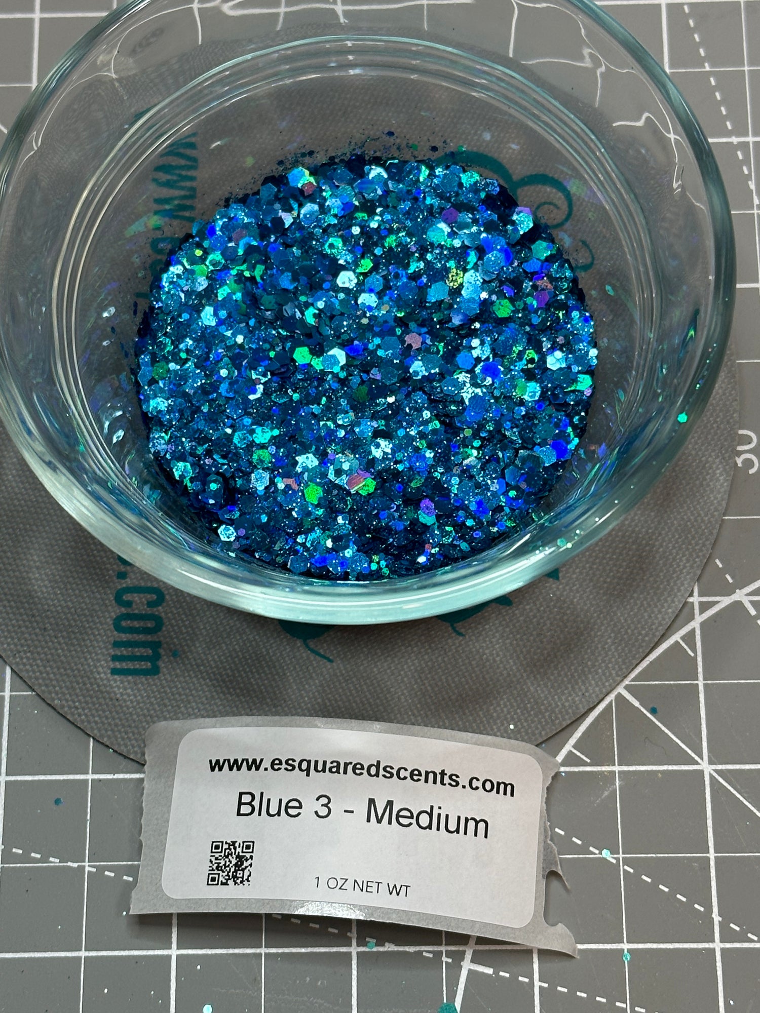 1 oz Iridescent Chunky Mix Nail Glitters-Blue & Purple – The Additude Shop