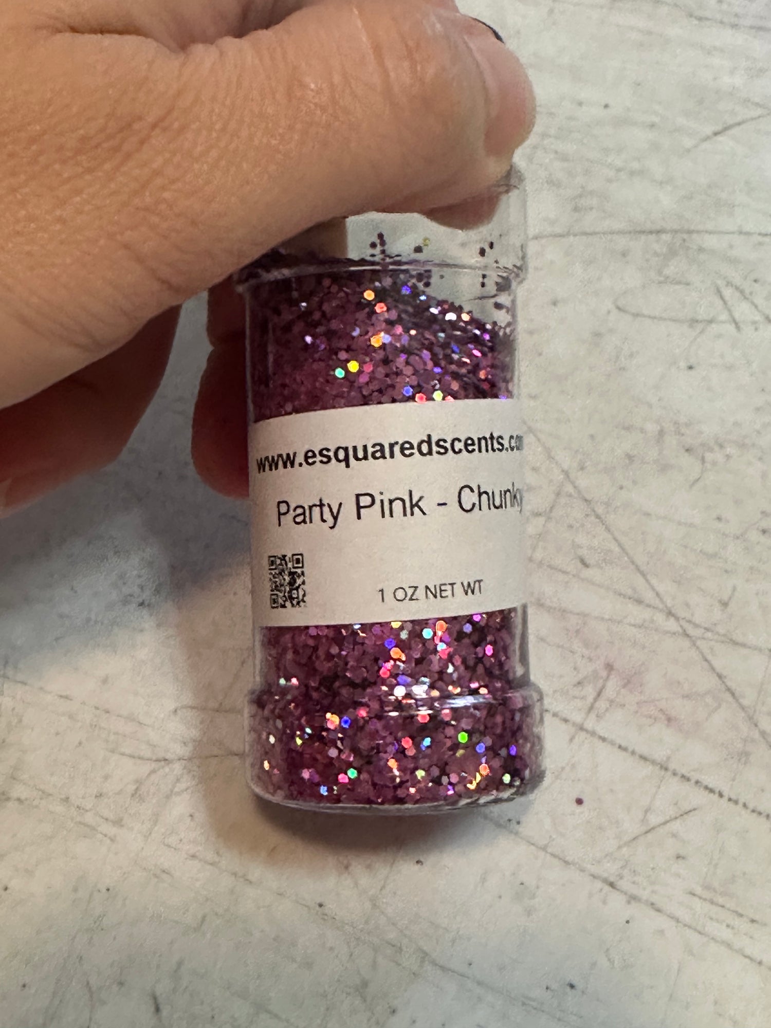 1 Oz Chunky Nail Glitters-Pastel Pink – The Additude Shop