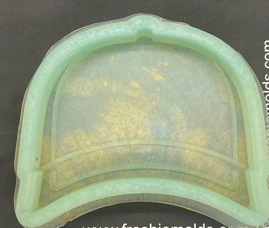 Trucker Cap Silicone Mold 3.5 tall x 4.5 wide x 1" deep