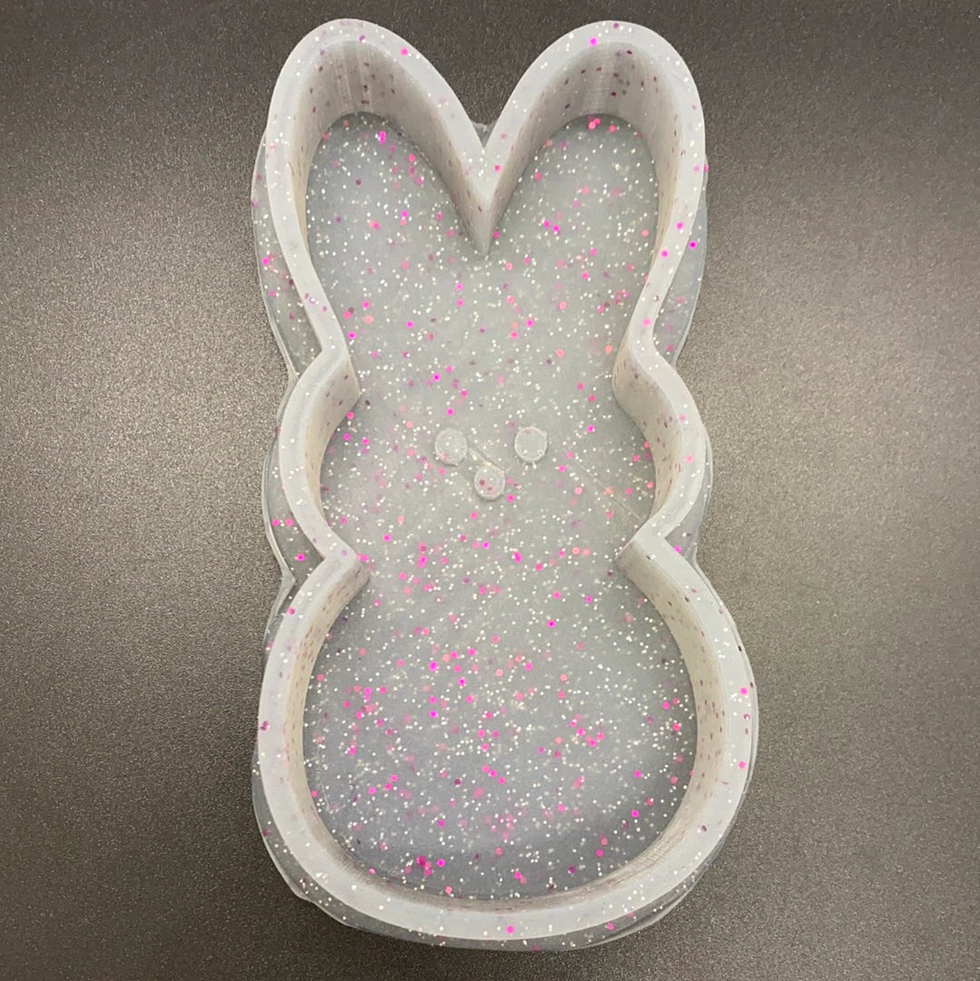 Marshmallow Bunny Silicone Mold 6” T x 3” W x 1” D