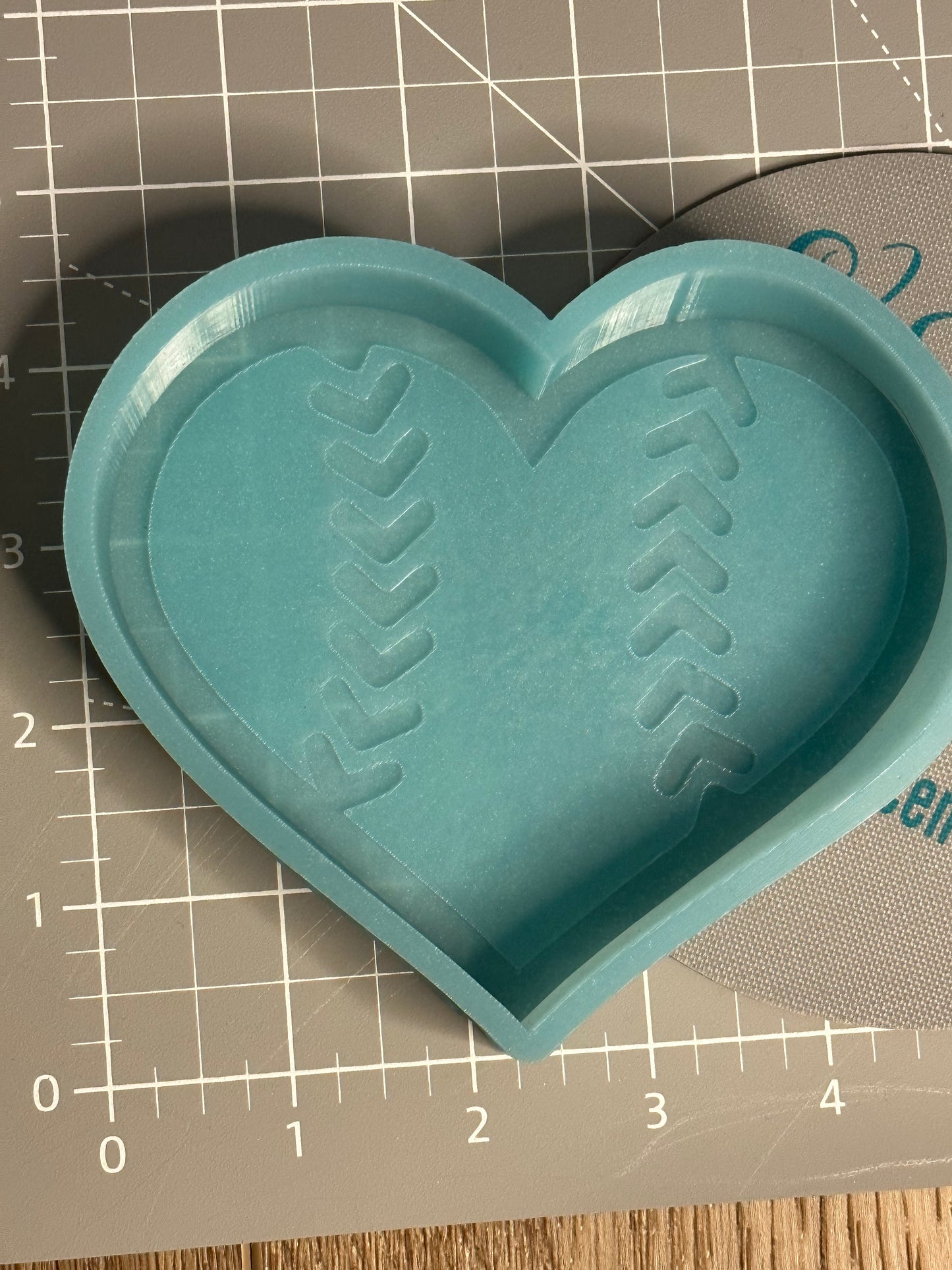 Baseball/Softball Heart Silicone Mold